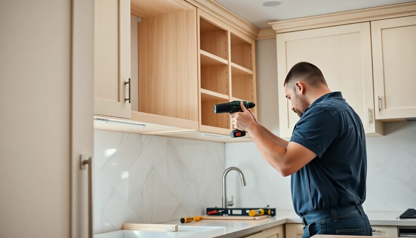 Custom Cabinet Installation