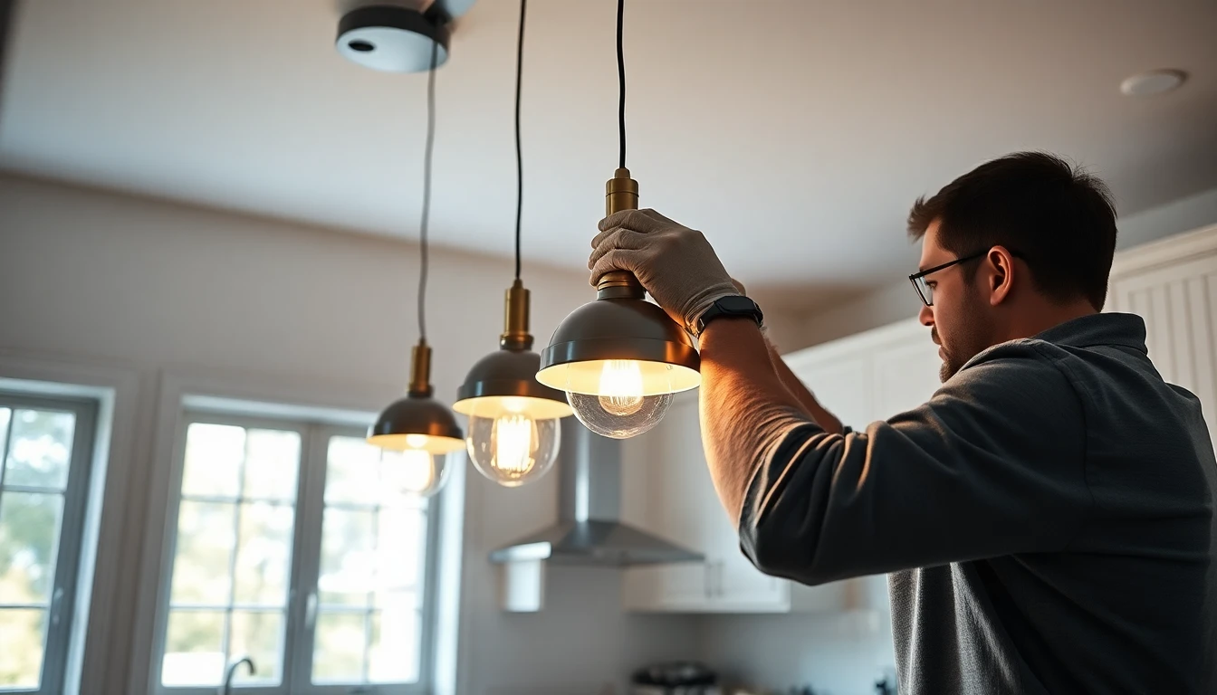 Pendant Lighting Installation